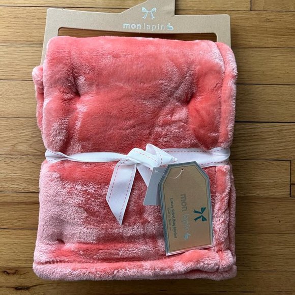 mon lapin Other New Luxury Velvet Baby Blanket Baby Throw Soft